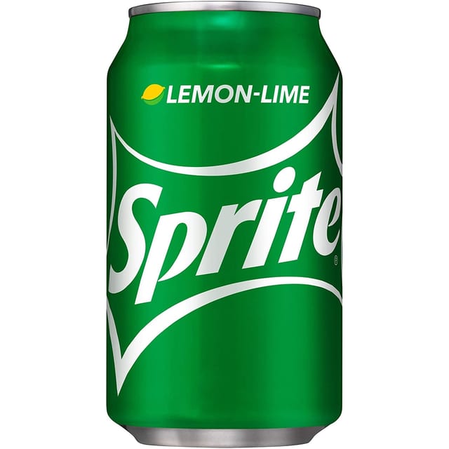 Canned Soda Sprite.