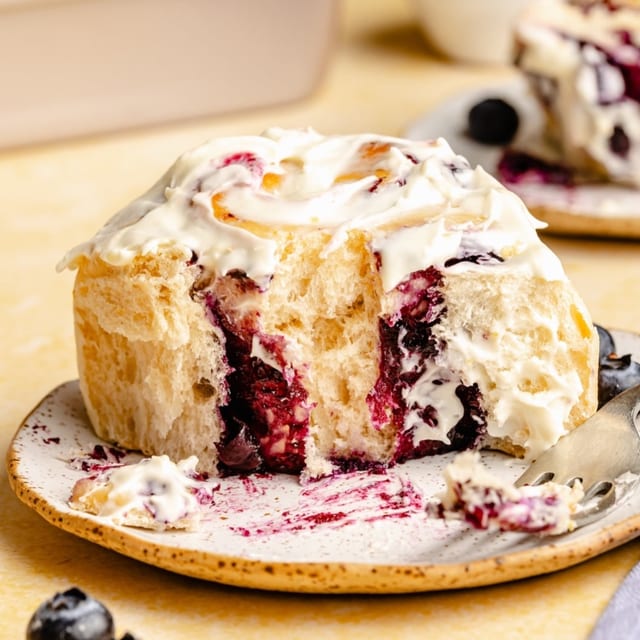 Lemon Blueberry Roll.