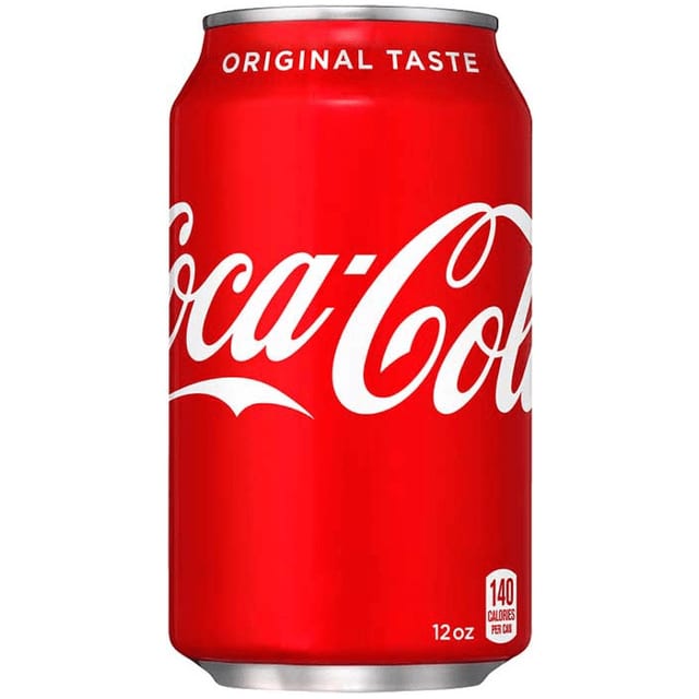 Canned Soda Coke.