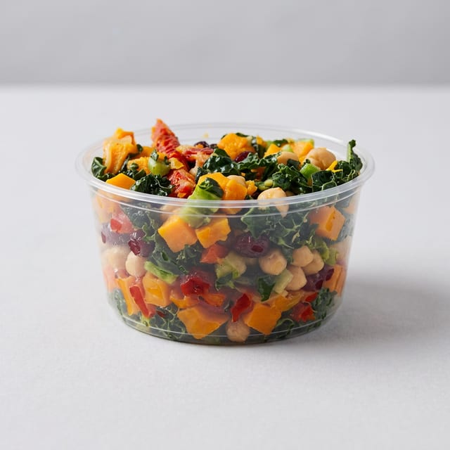 Butternut Squash Chickpea And Kale Salad.